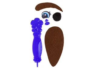 Kreatywny Zestaw Wyszywanka, Maskotka, Pluszak Do Szycia, Poduszka Do Ozdobienia DIY Piesek JAMNIK - Masy plastyczne - miniaturka - grafika 3