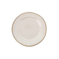 Talerze - Talerz deserowy Fjordi 20,5 cm beżowy - miniaturka - grafika 1