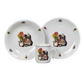 Zestawy naczyń dla dzieci - Thun 3-częściowy zestaw do jadalni dla dzieci Moleand Cake - miniaturka - grafika 1