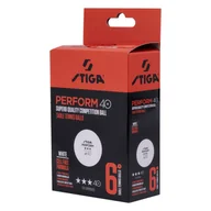 Tenis stołowy - Piłeczka STIGA BALL PERFORM 3-STAR 6-PACK 1113-2110-06 – Biały - miniaturka - grafika 1
