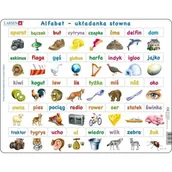 Puzzle - Układanka LARSEN Maxi Alfabet Układanka słowna LS41 (40 elementów) - miniaturka - grafika 1