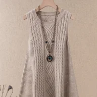 Swetry damskie - TEMU Koszulka Wiązana z Przedniego Skrętu dla Kobiet - Elegancka, Wyszywany Fason, Tekstura Żebrowana, Nadaje się do Prania w Praniu Maszynowym, - miniaturka - grafika 1