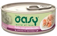 Mokra karma dla kotów - OASY NATURAL Kurczak z krewetkami 70 g ZH_02339 - miniaturka - grafika 1