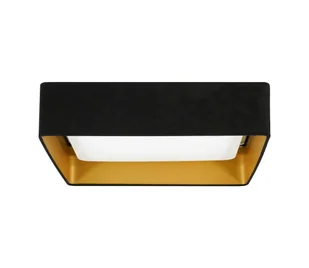 Brilagi - LED Plafon VELVET SQUARE LED/24W/230V czarne - Lampy sufitowe - miniaturka - grafika 1