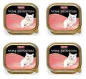 Mokra karma dla kotów - Animonda Vom Feinsten Adult Cat smak: z sercami indyka 6 x 100g - miniaturka - grafika 1