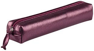 Clairefontaine 400001C - Piórnik skórzany etui na długopisy slim 4x2,5x19,5 cm, w kolorze cherry - Piórniki - miniaturka - grafika 1
