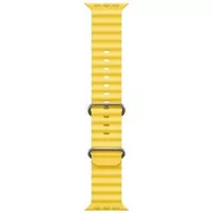 Akcesoria do smartwatchy - Pasek wymienny RhinoTech Ocean na Apple Watch 38/40/41 mm (RTACC400) Żółty - miniaturka - grafika 1