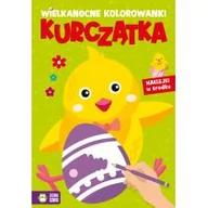 Kolorowanki, wyklejanki - Wielkanocne kolorowanki. Kurczątka - miniaturka - grafika 1