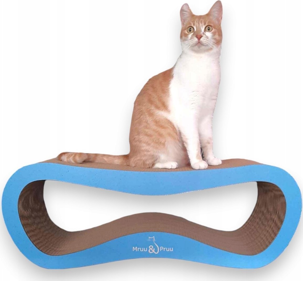 Drapak dla kota niebieski mega LEON 78x28x24 cm MruuPruu