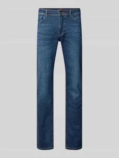 Jeansy o kroju regular fit z 5 kieszeniami model ‘HOUSTON’ - Spodnie męskie - miniaturka - grafika 1