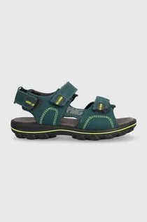 Buty dla chłopców - Primigi sandały zamszowe dziecięce kolor zielony - grafika 1