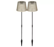 Lampy ogrodowe - Globo 36635-2S - ZESTAW 2x LED Oświetlenie solarne SOLAR LED/0,06W/3V IP44 szare - miniaturka - grafika 1