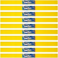 Szkolne artykuły papiernicze - Bibuła Marszczona Bambino 50x200cm Ozdobna Żółty 10 Sztuk - miniaturka - grafika 1