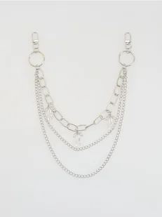 Reserved - Ozdobny łańcuch do spodni - ciemnoszary - Moda i Uroda OUTLET - miniaturka - grafika 1