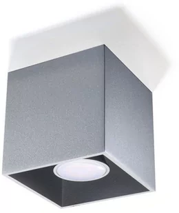 Sollux Lighting Quad lampa sufitowa 1-punktowa szara SL.0024 - Lampy sufitowe - miniaturka - grafika 2