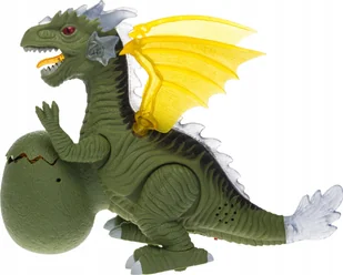 Skleplolki INTERAKTYWNY DINOZAUR SMOK DŹWIĘK CHODZI ŚWIECI - Zabawki interaktywne dla dzieci - miniaturka - grafika 1