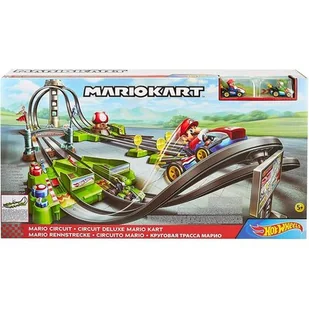 Mattel 0194735045839 HFY15-Mario Kart Mario zestaw torów obwodowych HFY15 - Samochody i pojazdy dla dzieci - miniaturka - grafika 1