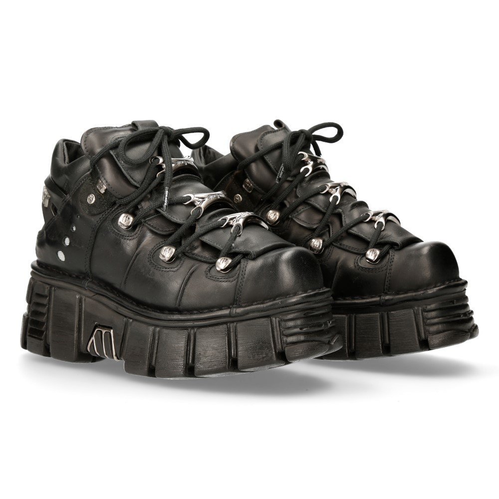 Buty New Rock Itali Negro, Nomada Negro, Tower Negro Lateral[M-106-C66]-39