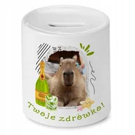 Skarbonki - Skarbonka Dla Detektywa na Urodziny na Prezent z Nadrukiem ze Zdjęciem + Opakowanie na prezent (wzór 02) - miniaturka - grafika 1