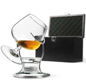 Pozostałe akcesoria barmańskie - Zestaw prezentowy do koniaku i brandy w eleganckim pudełku - miniaturka - grafika 1