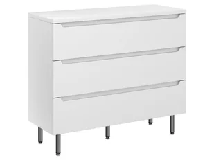 Szafka Stojąca Z Blatem ETH 100 cm - Biały Mat - Szafki łazienkowe - miniaturka - grafika 1