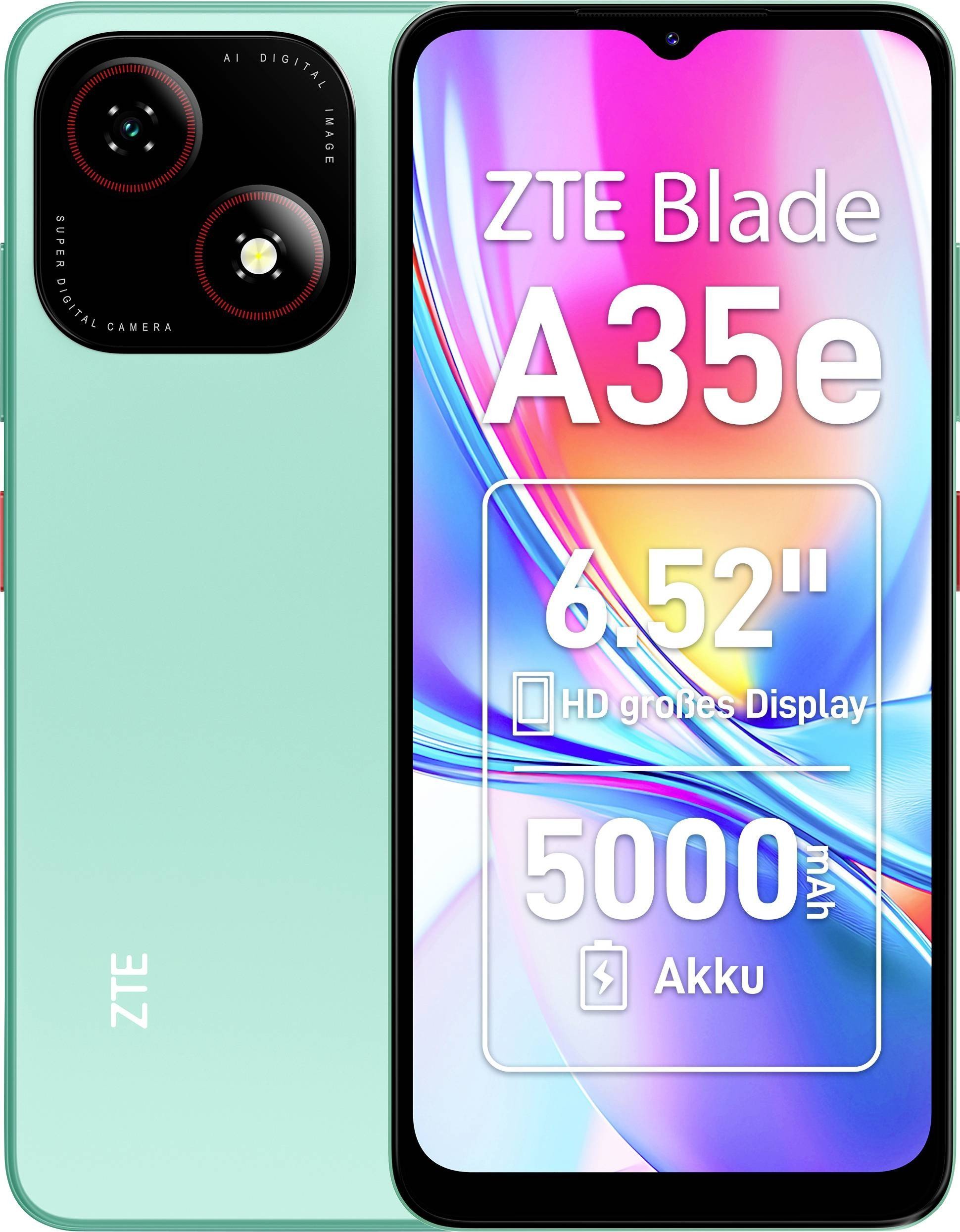 ZTE Blade A35E Zielony