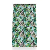 Zasłony - Gotowa zasłona na taśmę wzór 150x260 cm Palmy wzór, Fabricsy - miniaturka - grafika 1