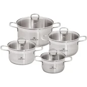 Zestawy garnków i patelni - Gerlach Komplet garnków garnków 8 el - Brava 322 - miniaturka - grafika 1
