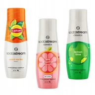 Syropy i koncentraty owocowe - Zestaw 3 koncentratów Sodastream Ice Tea Peach + Grapefruit + LemonLime - miniaturka - grafika 1