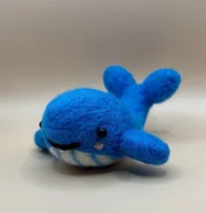 Figurki dekoracyjne - Figurka filcowana: wieloryb - miniaturka - grafika 1