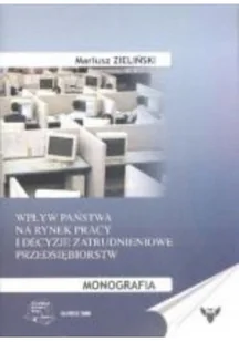 Wpływ Państwa Na Rynek Pracy I Decyzje Zatrudnieniowe Przedsiębiorstw - Biznes - miniaturka - grafika 1
