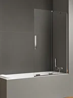 Parawany nawannowe - Parawan nawannowy New Trendy Smart 140x150 uniwersalny chrom EXK-4100-WU - miniaturka - grafika 1