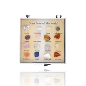 Czasopisma - Zestaw Minerałów 16 Kamieni Kryształy Kolekcja Minerały Świata Pudełko - miniaturka - grafika 1