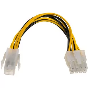 AKYGA Kabel zasilający Akyga AK-CA-10 ( P4 4-pin / EPS P8 8-pin F-M PVC 0,15m ) KABAKGZAW0004 [5273284] - Kable komputerowe i do monitorów - miniaturka - grafika 1