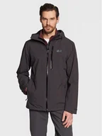 Kurtki i kamizelki sportowe męskie - Jack Wolfskin Kurtka przejściowa Go Hike 1114051 Czarny Regular Fit - miniaturka - grafika 1