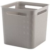 Koszyki łazienkowe - Rotho Brisen pojemnik łazienkowy 18 l cappuccino 1024007422 - miniaturka - grafika 1