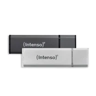 Pendrive - Intenso AluLine USB Drive 32GB Doppelpack 2x32GB - 32 GB USB Typu-A 2.0 Antracyt, Srebrny 3521480 - miniaturka - grafika 1