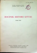 Książki o kulturze i sztuce - Rocznik historii sztuki tom XVII - miniaturka - grafika 1