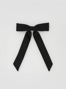 Reserved - Spinka do włosów z kokardą - czarny - Ozdoby do włosów - miniaturka - grafika 1