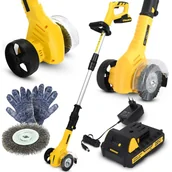 Pozostałe narzędzia ogrodowe - Heckermann Szczotka akumulatorowa do czyszczenia kostki brukowej Select AVSF20 - miniaturka - grafika 1