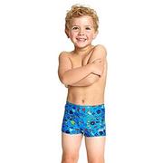 Kąpielówki dla chłopców - Zoggs Dziecięce spodenki do pływania w stylu Sea Life Hip Racer, niebieskie/Multi, 6 lat - miniaturka - grafika 1