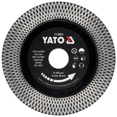 Tarcza do cięcia YATO YT-59973 125 mm