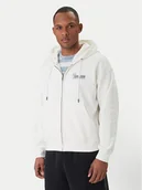 Bluzy męskie - Guess Jeans Bluza M6GQB6 KCPR1 Biały Boxy Fit - miniaturka - grafika 1