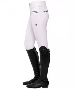Spooks Bryczesy RICARDA Full Grip High Waist damskie white - Bryczesy - miniaturka - grafika 1