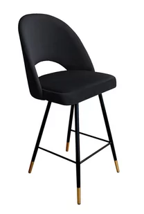 Atos Hoker krzesło barowe Polo podstawa czarna/złota MG19 - Taborety i hokery - miniaturka - grafika 2