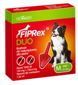 Artykuły przeciw pasożytom - Vet-Agro VET-AGRO FIPREX DUO M 134 mg + 120,6 mg roztwór do nakrapiania dla psów 44876-uniw - miniaturka - grafika 1