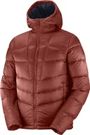 Kamizelki męskie - Salomon Męska bluza z kapturem Transition Down Hoodie M kamizelka - miniaturka - grafika 1