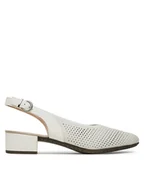 Sandały damskie - Rieker Sandały 47066-80 Biały - miniaturka - grafika 1