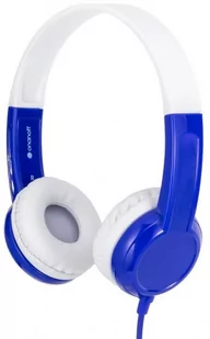 BuddyPhones BP-DIS-BLUE-01 Biało-Granatowe - Słuchawki - miniaturka - grafika 1