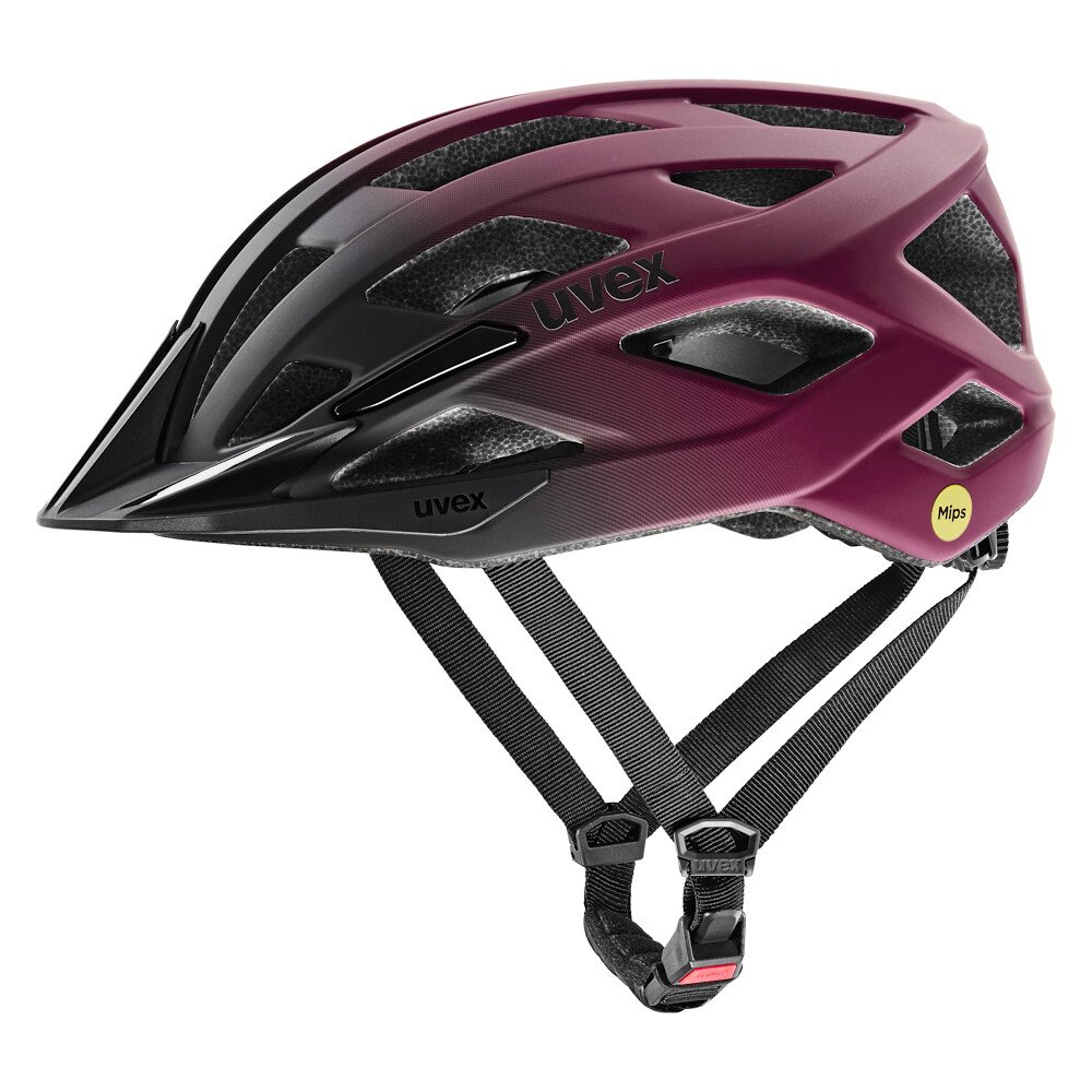 Kask rowerowy Uvex I-Vo 2 Mips Cranberry - Black Matt (S4106610400) 52 - 57 cm